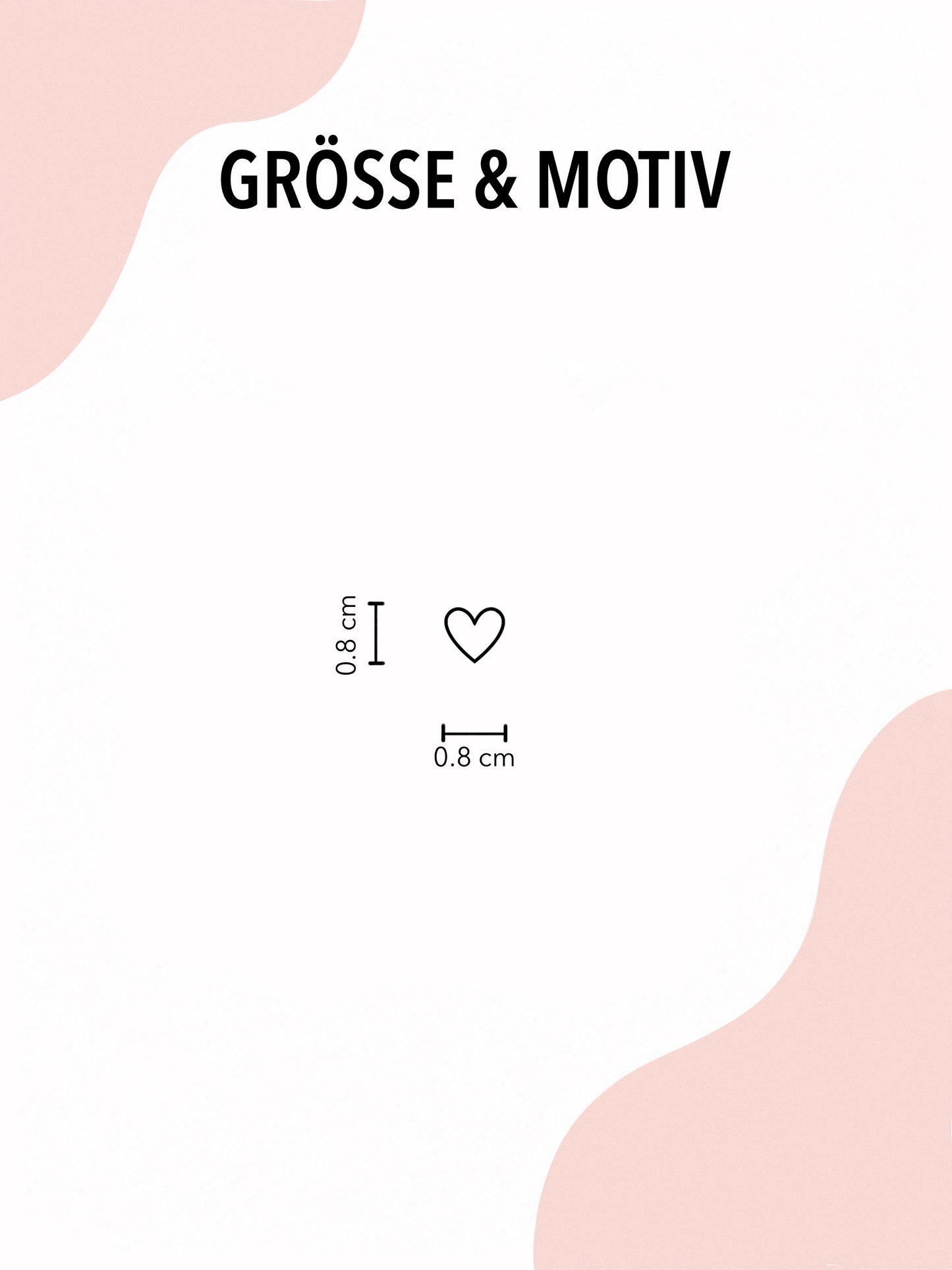 Mini Outline Herz - 3er Set