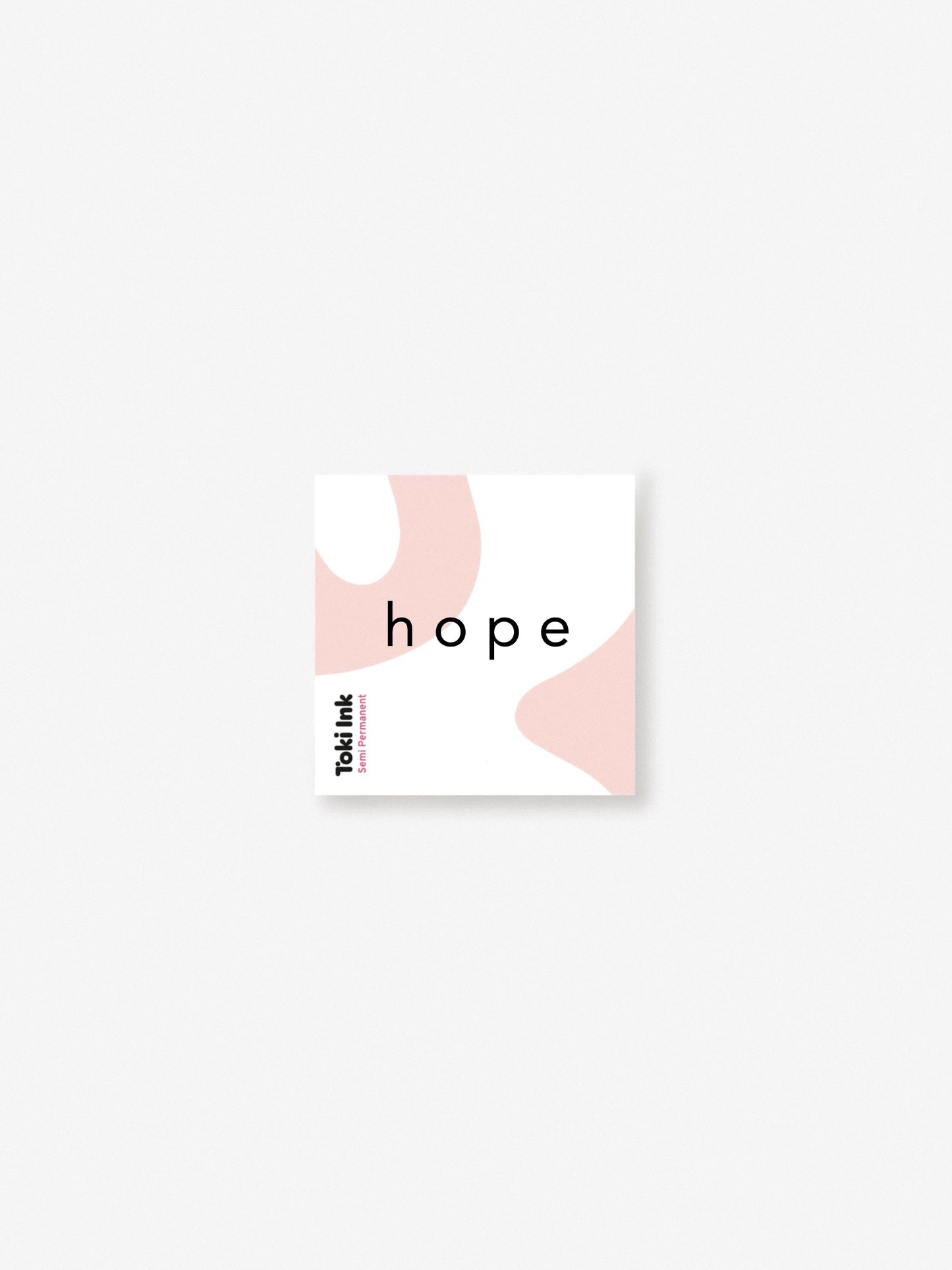 Schriftzug ' hope '