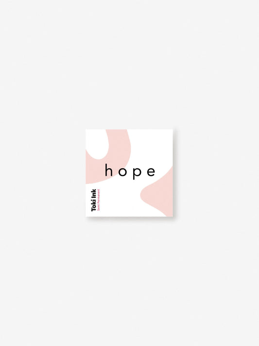 Schriftzug ' hope '